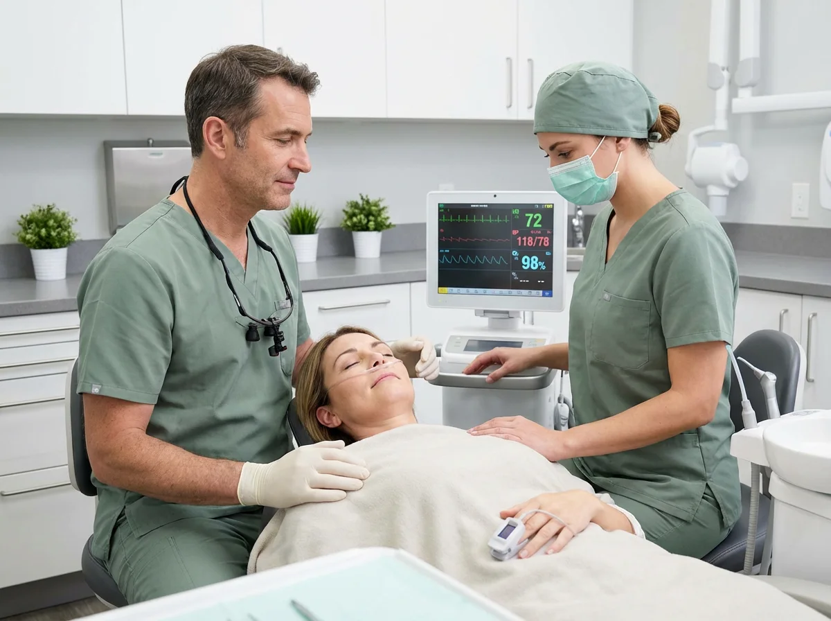 monitoring a sedation dentistry patient monitoring a sedation dentistry patient